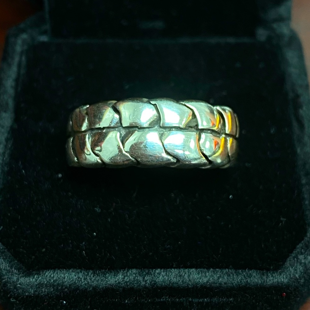 Sterling Silver Mens ring Size 12